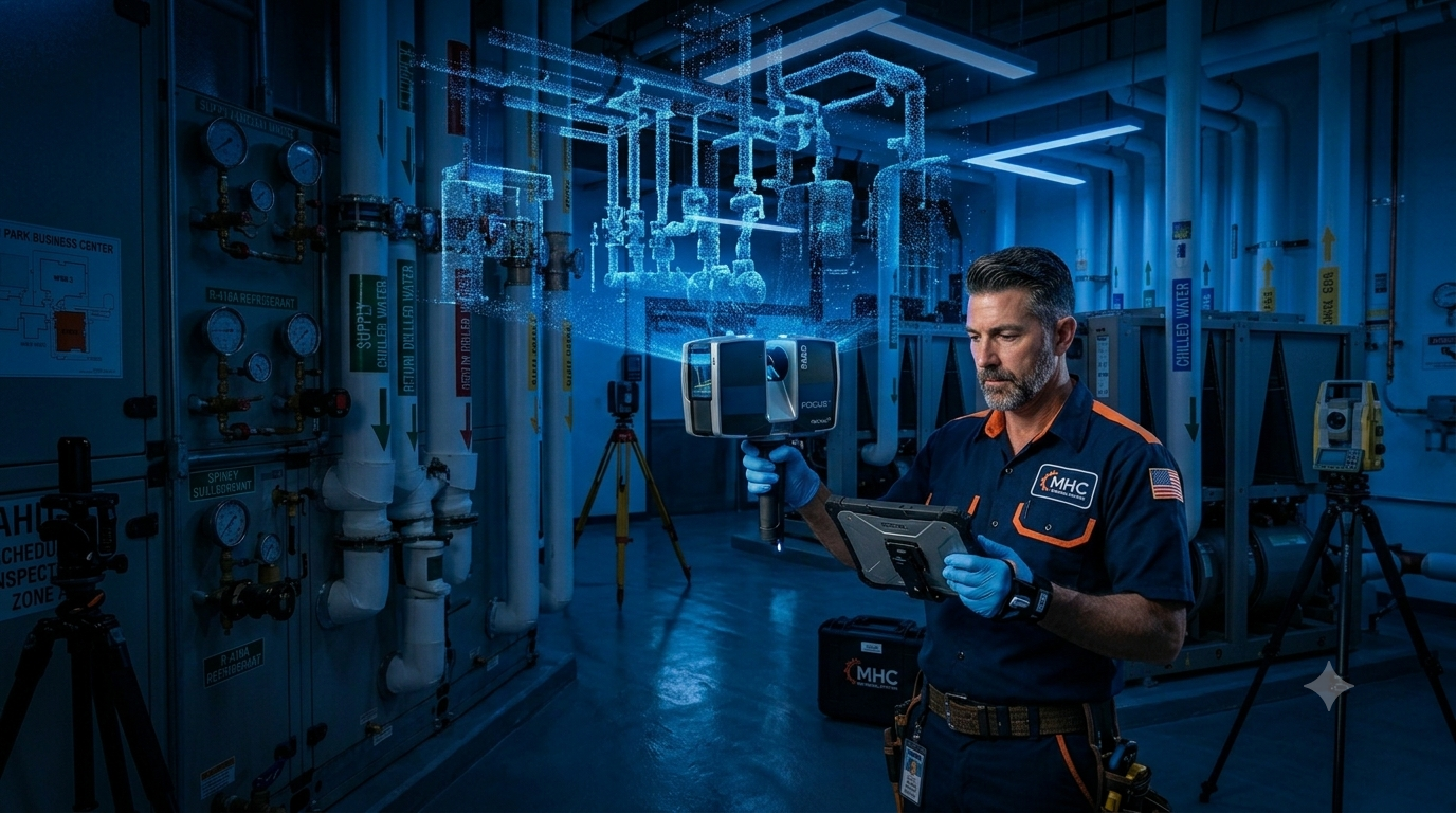 Advanced 3D scanning technology for HVAC optimization